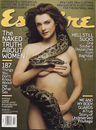 Rachel Weisz on esquire