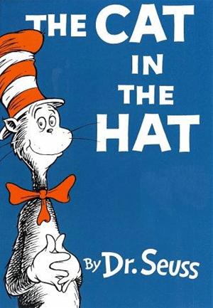 the cat in the hat book cover design