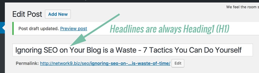 Ignoring-SEO-on-your-Blog-Headline text strategy