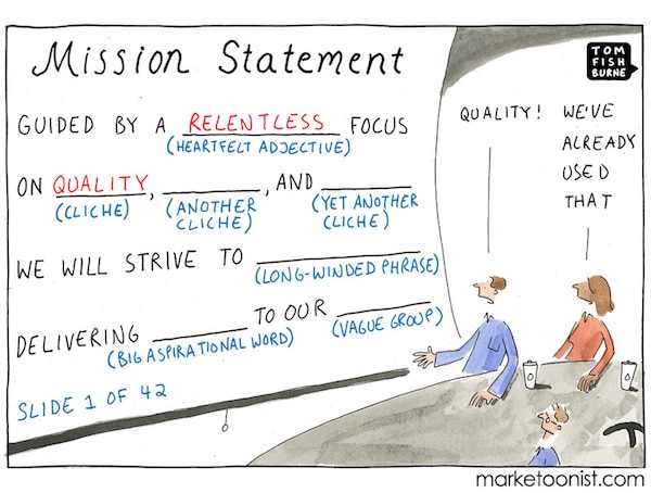 Mission-Statement Cartoon