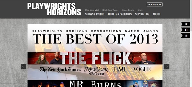 Playwrights Horizons Homepage