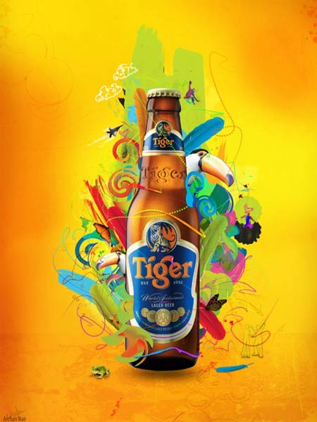 Tiger-Beer-psychedelic-Art-Ad