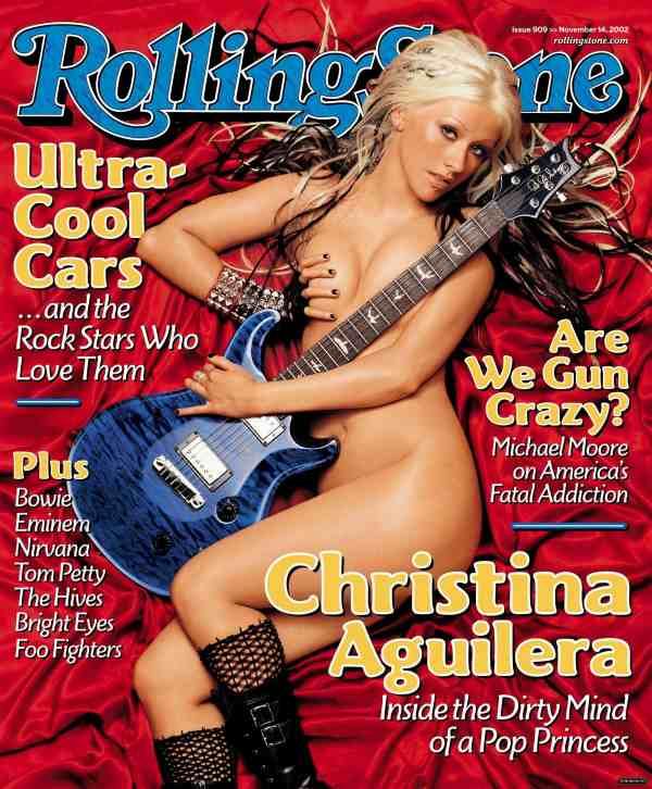 christina aguillera on rolling stone