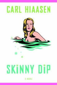 Skinny Dip book cover design by Carl Hiaasen