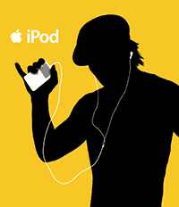 Apple Silhouette ipod ad