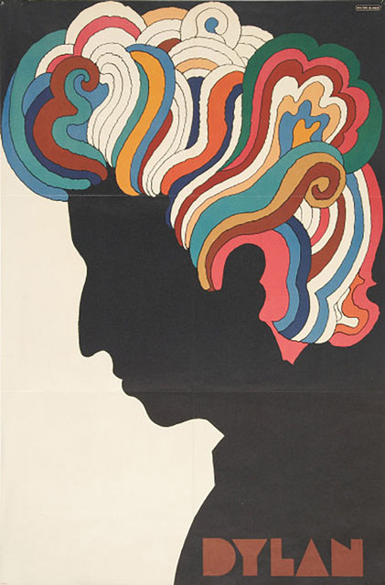 How-the-psychedelic-60s-changed-design-forever-Dylan poster by Milton Glazer