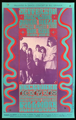 Psychedelic-60s-poster-by-Wes-Wilson Jefferson Airplane