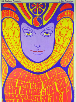 Wes-Wilson-psychedelic-60s-art poster-for-Fillmore