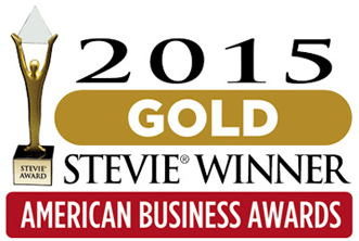 Gold Stevie Award 2015 Logo