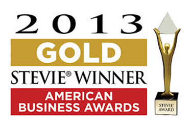 Gold Stevie Award 2013 Logo