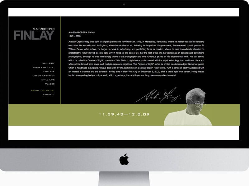 Finlay-Website-Design-About-Page