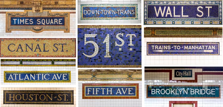 NYC-Mosaic-Subway-Signs