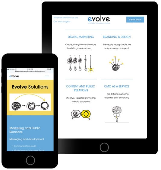 Evolve-Mobile-Web-Design-on-ipad-and-phone